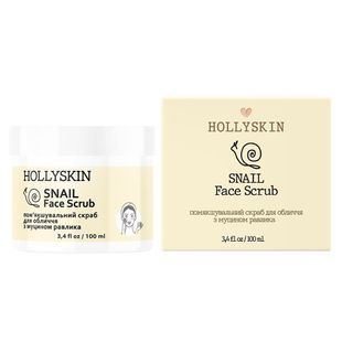 Скраб для обличчя з муцином равлика HOLLYSKIN Snail Face Scrub 0210h фото