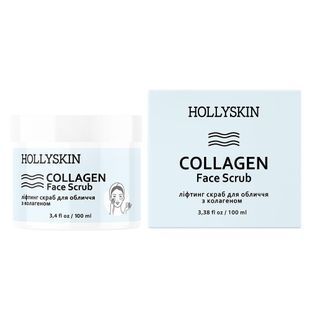 Скраб для обличчя з колагеном HOLLYSKIN Collagen Face Scrub 0211h фото