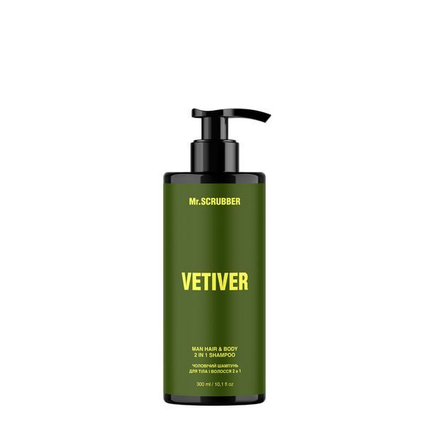 Шампунь для тіла і волосся 2 в 1 Vetiver Mr.SCRUBBER 1430 фото