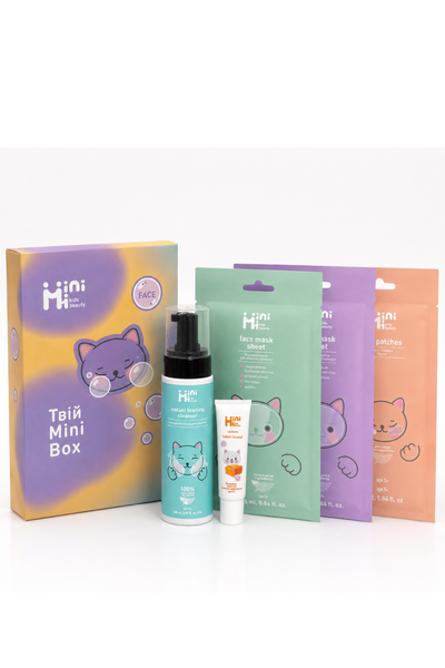 Подарунковий набір для обличчя &ldquo;Beauty Moment&rdquo; MiniMi &mdash; пінка, маски для обличчя, патчі, бальзам для губ 9273 фото