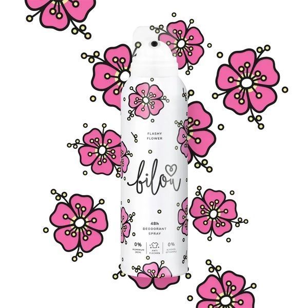 Дезодорант - спрей Bilou Deodorant Spray Flashy Flower 150 мл 4260527730170 фото